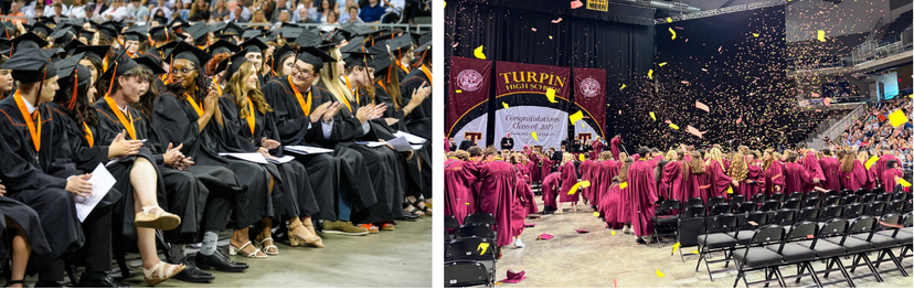 photos of anderson and turpin graduation